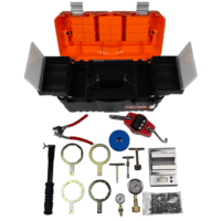 Skrzynka konserwatora gaśnic z wyposażeniem